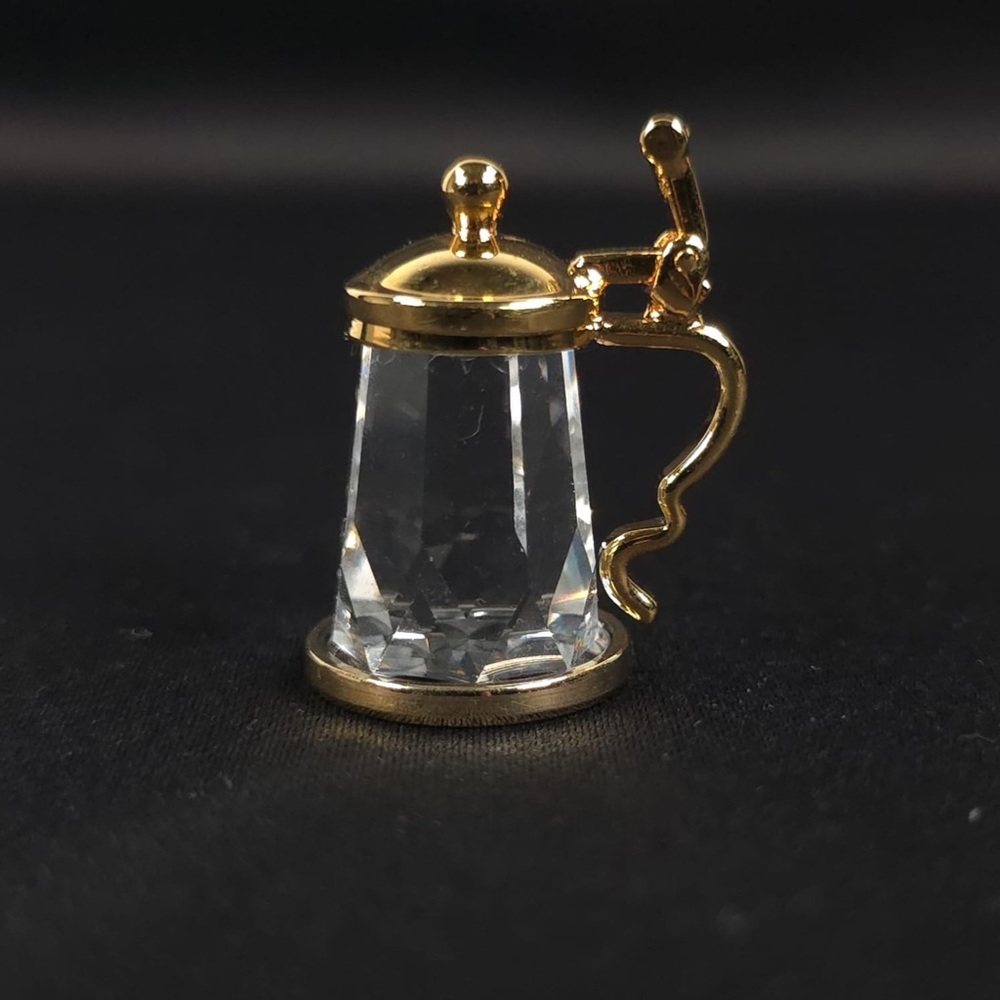 SWAROVSKI CRYSTAL MEMORIES CLASSICS Austria🇦🇹Made Beer Mug Figurine - Picture 5 of 11